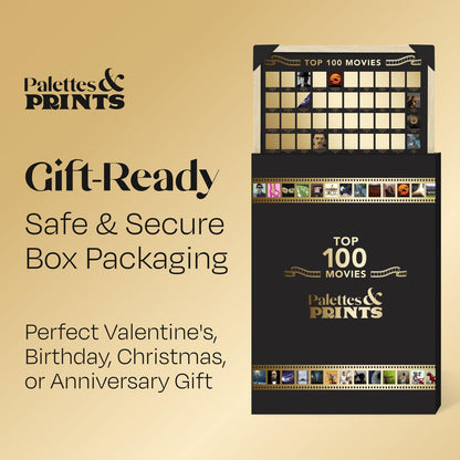 Top 100 Movies Scratch Off Poster